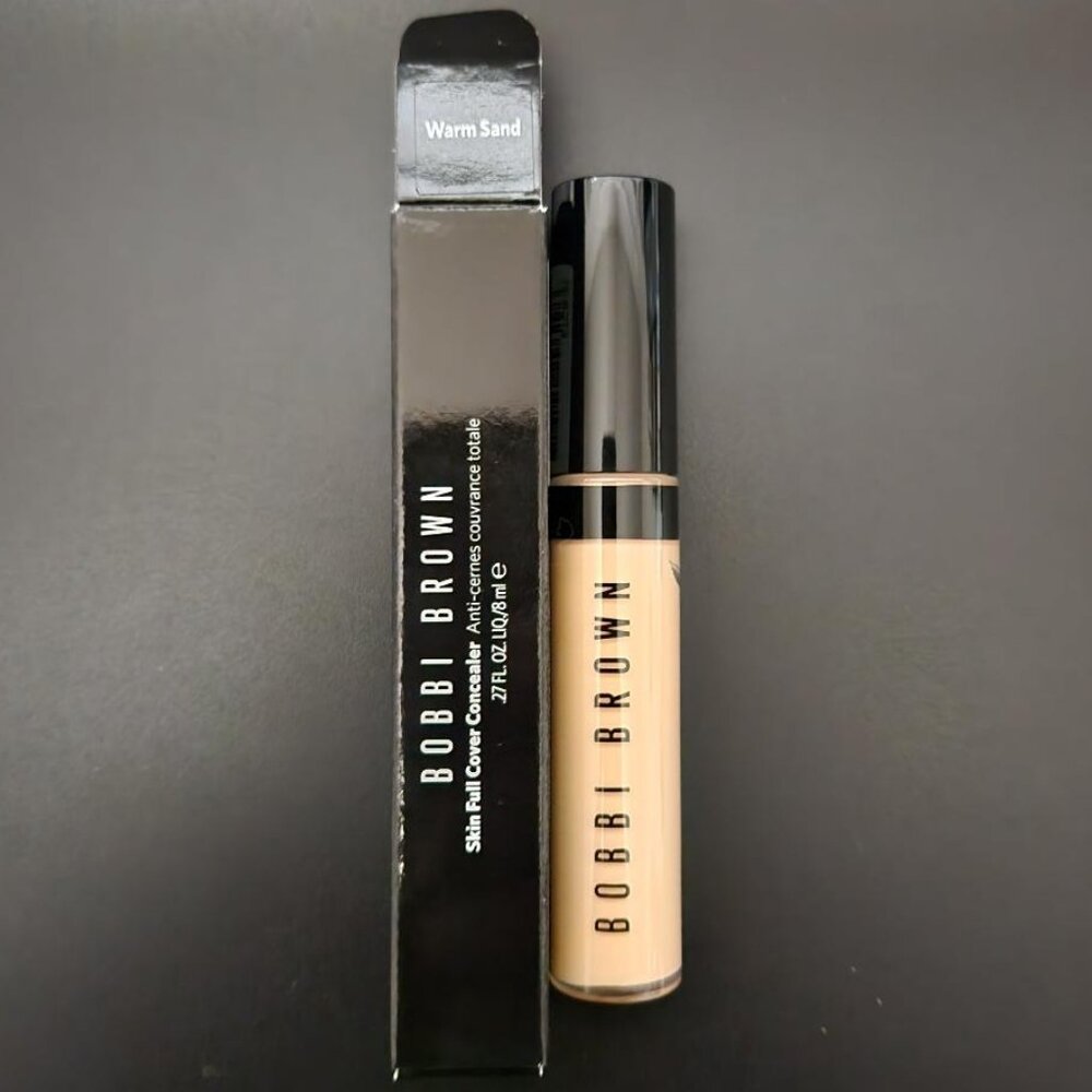 NIB Bobbi Brown Skin Full Cover Concealer Warm Sand .27 oz Full Size